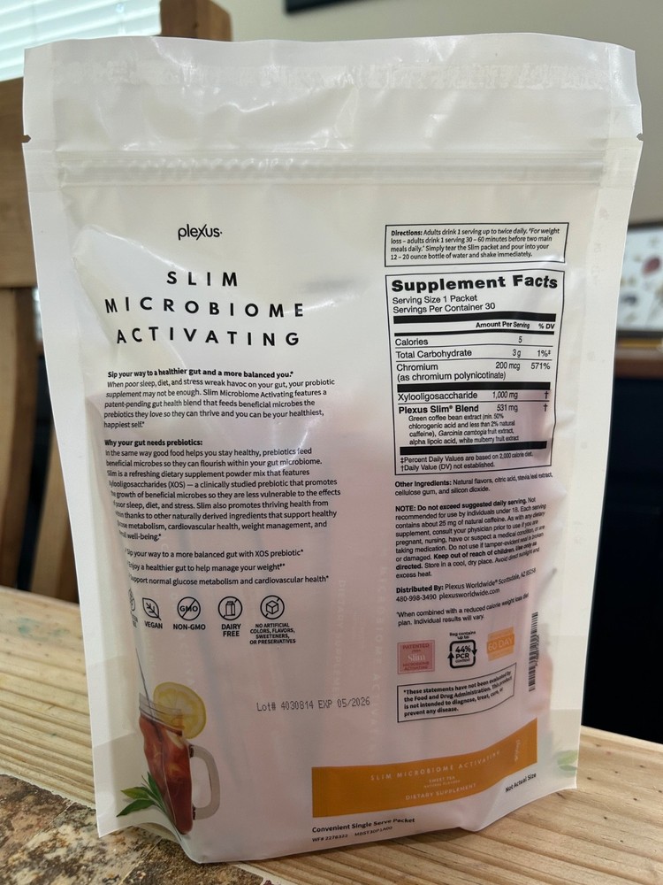 Plexus Slim Microbiome Activating. Feed Your Gut. New. Sweet Tea.