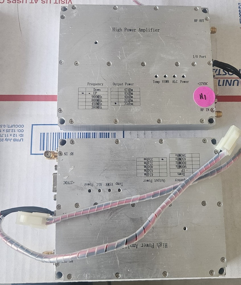 High Frequency Amplifier Parts