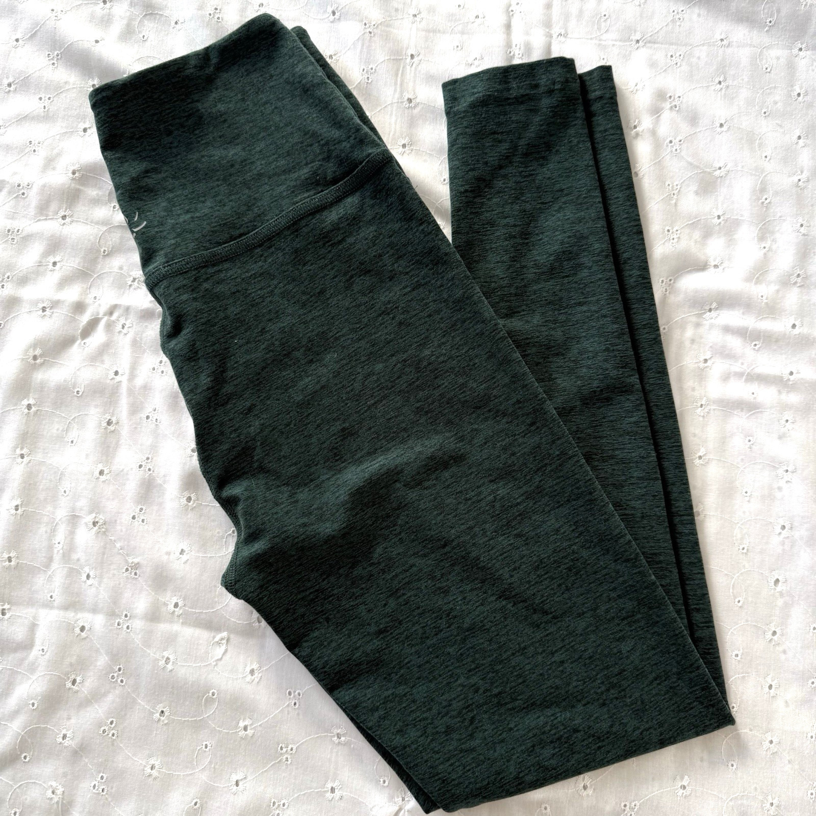 Beyond Yoga Green Heather Leggings Size M