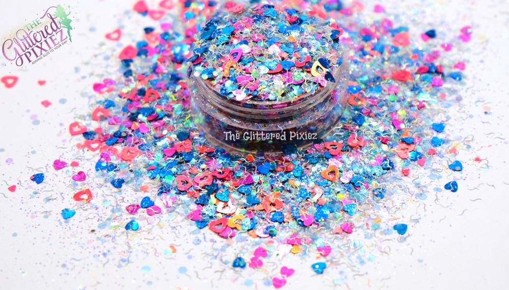 LOVE YA Valentines glitter mix -