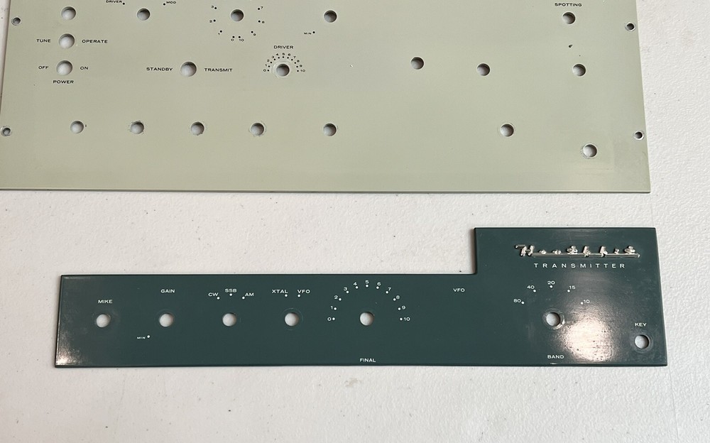 Vintage Heathkit Apache TX-1 Faceplate Great Condition