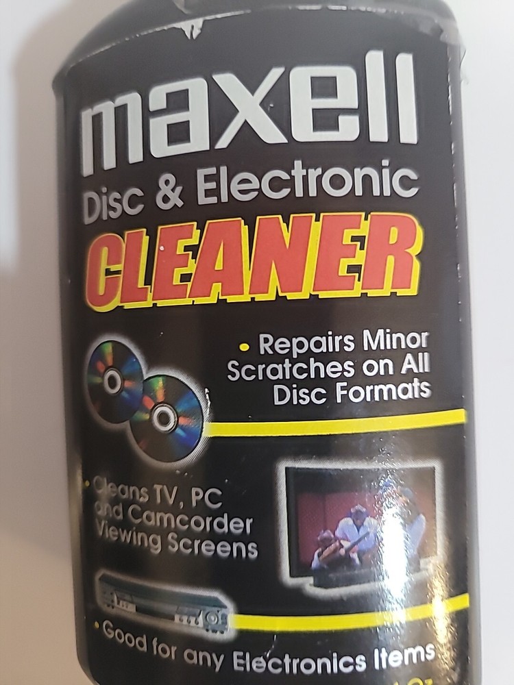 Maxwell Disc Electronic Cleaner 4oz Solution VTG New