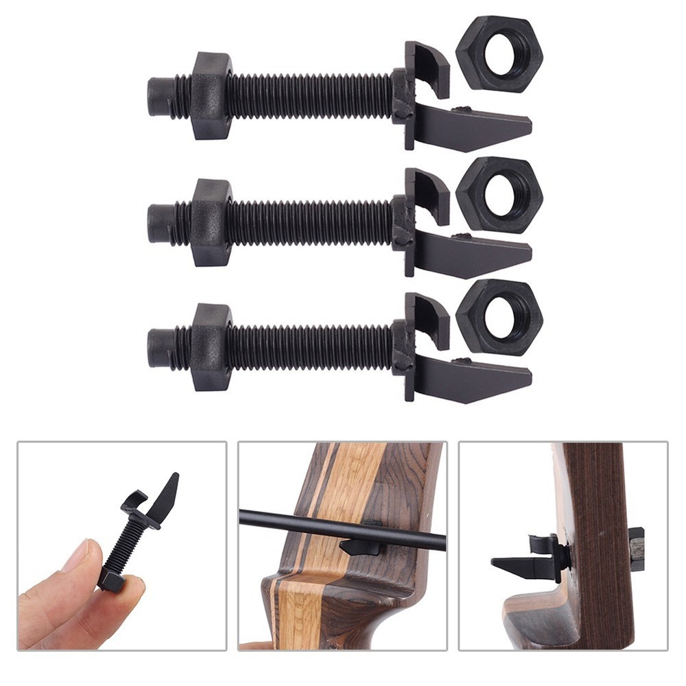 Threaded Arrow Rest for Target Practice for Recurve and Compound Bows