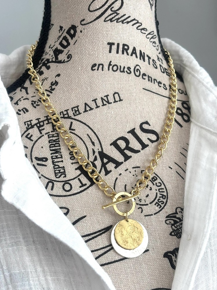 Gilded Moon Necklace