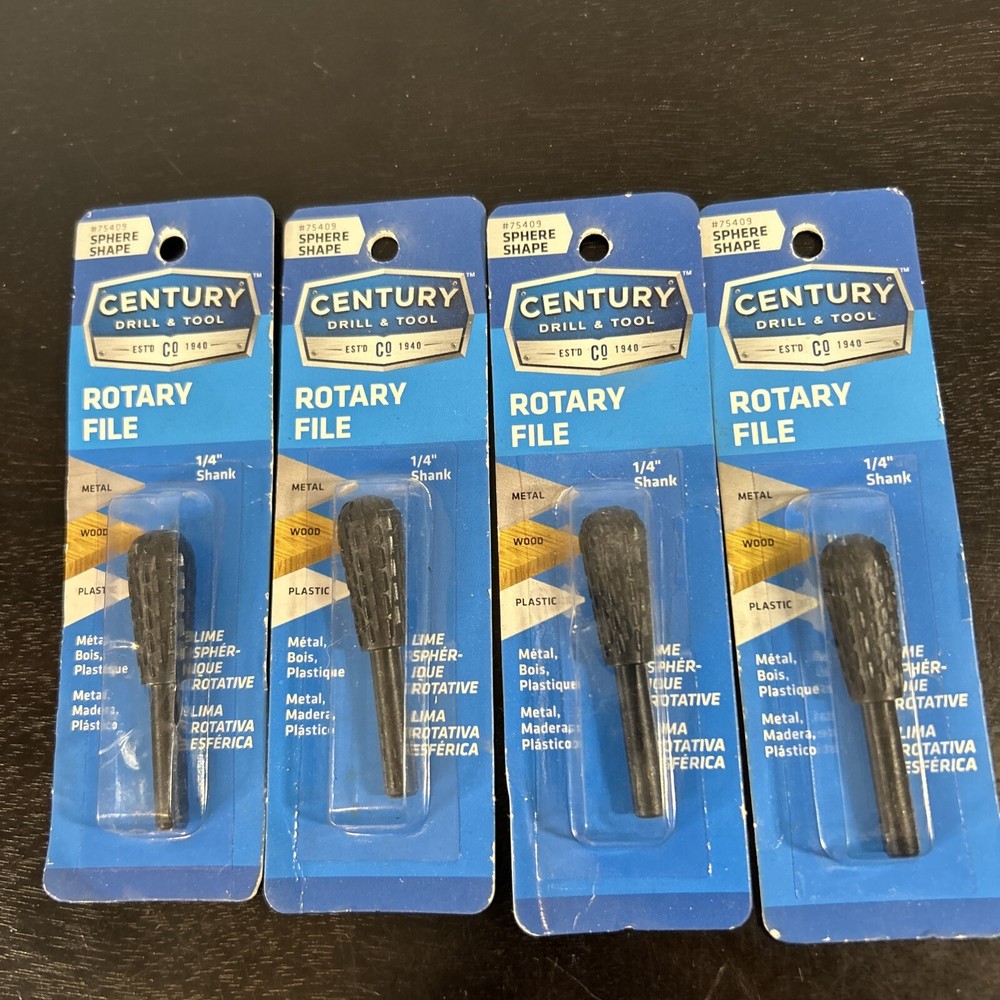 Century Drill & Tool 75409 Rotary File Sphere Shaped