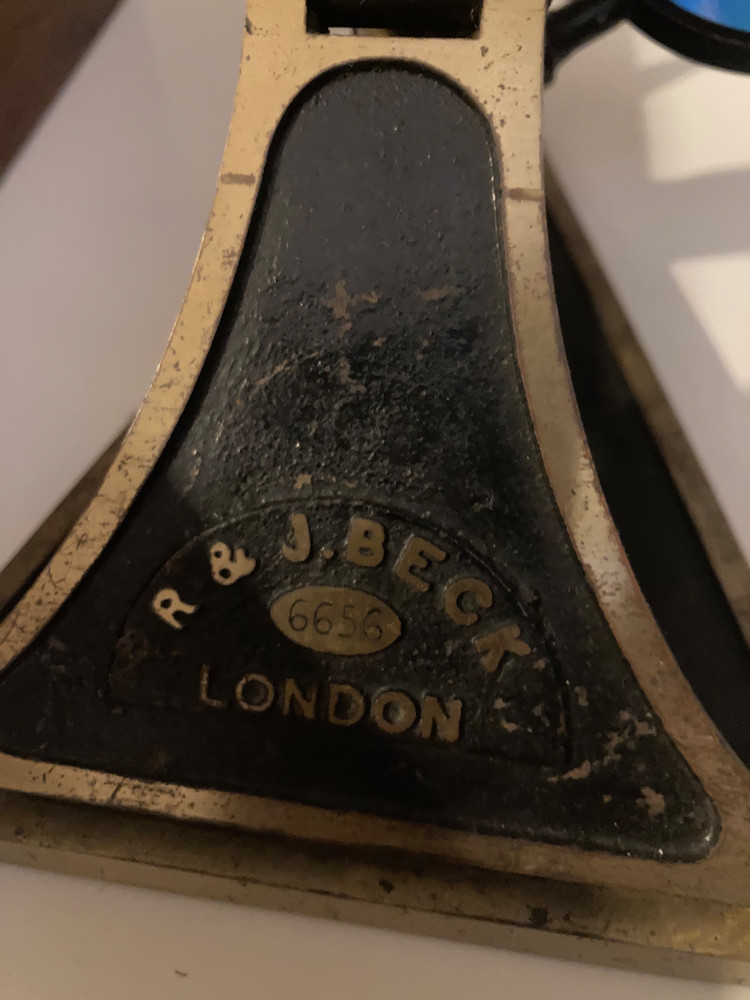 R & J.Beck microscope 1870