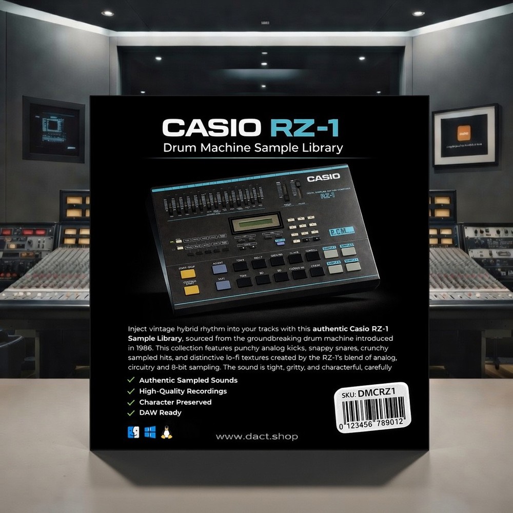 Casio RZ-1 Drum Machine Sample Library