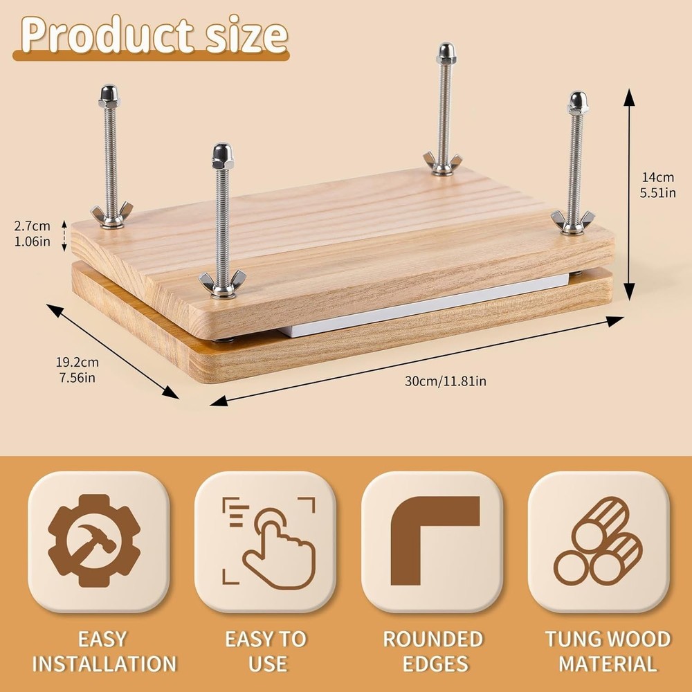 Book Binding Kits, Book Binding Press, 7.9”x11.6”, Books Making Kit Bookbindi...