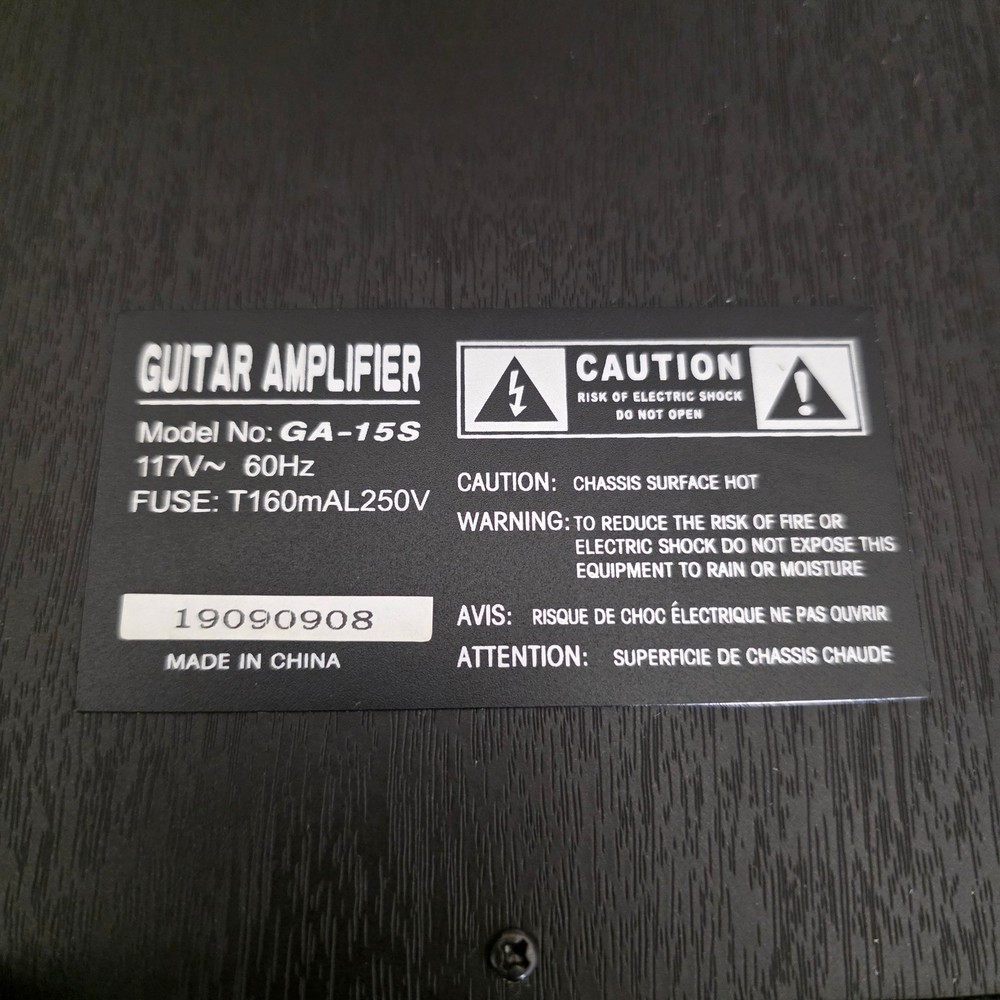 Audster GA-15S Guitar Amplifier Compact Practice Amp 15W AS IS
