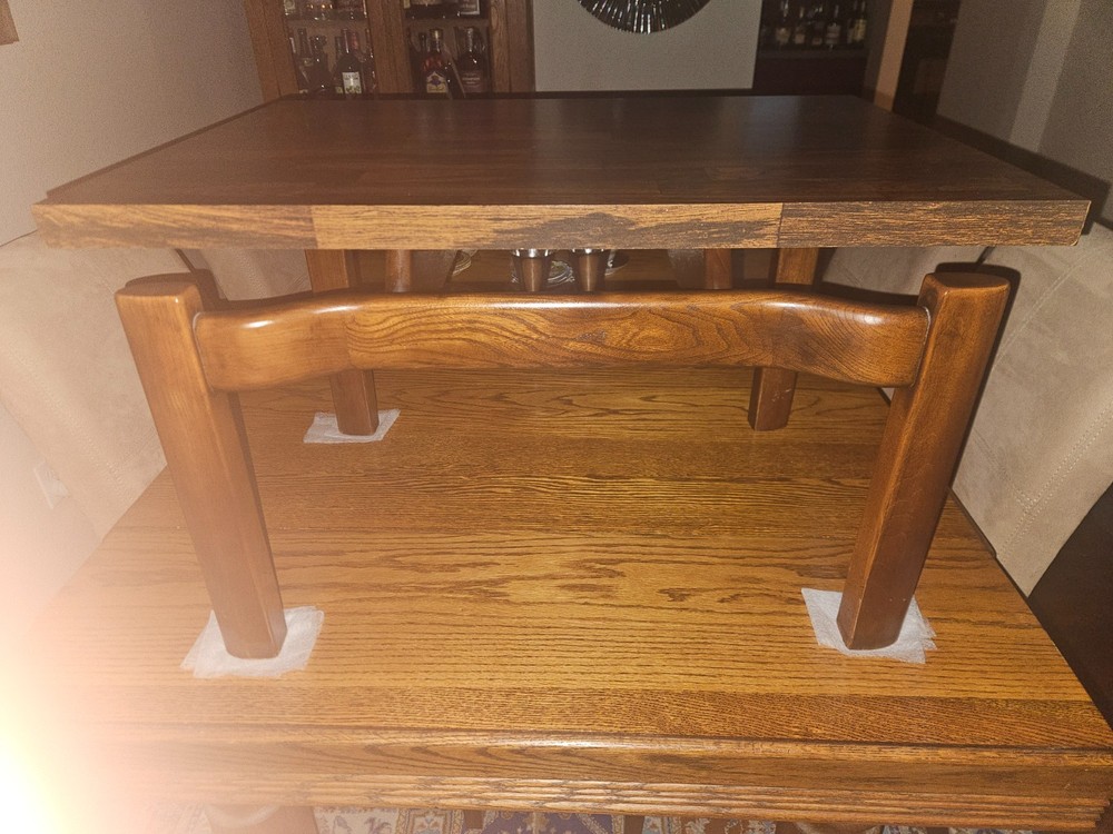 Mid Century Modern Jens Risom Side Table with Formula laminate top Beautiful