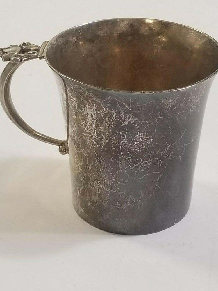 GEORG JENSEN STERLING SILVER ACORN CUP / MUG