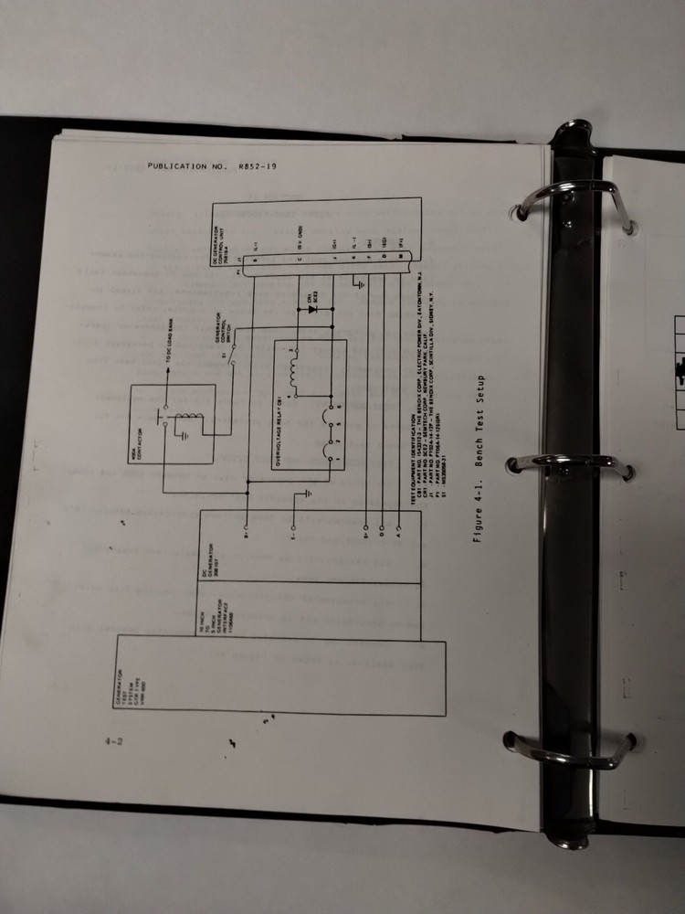 Bendix DC Generator Type No. 30B107-7F/-11A/-19-A Maintenance/ Parts-Copy