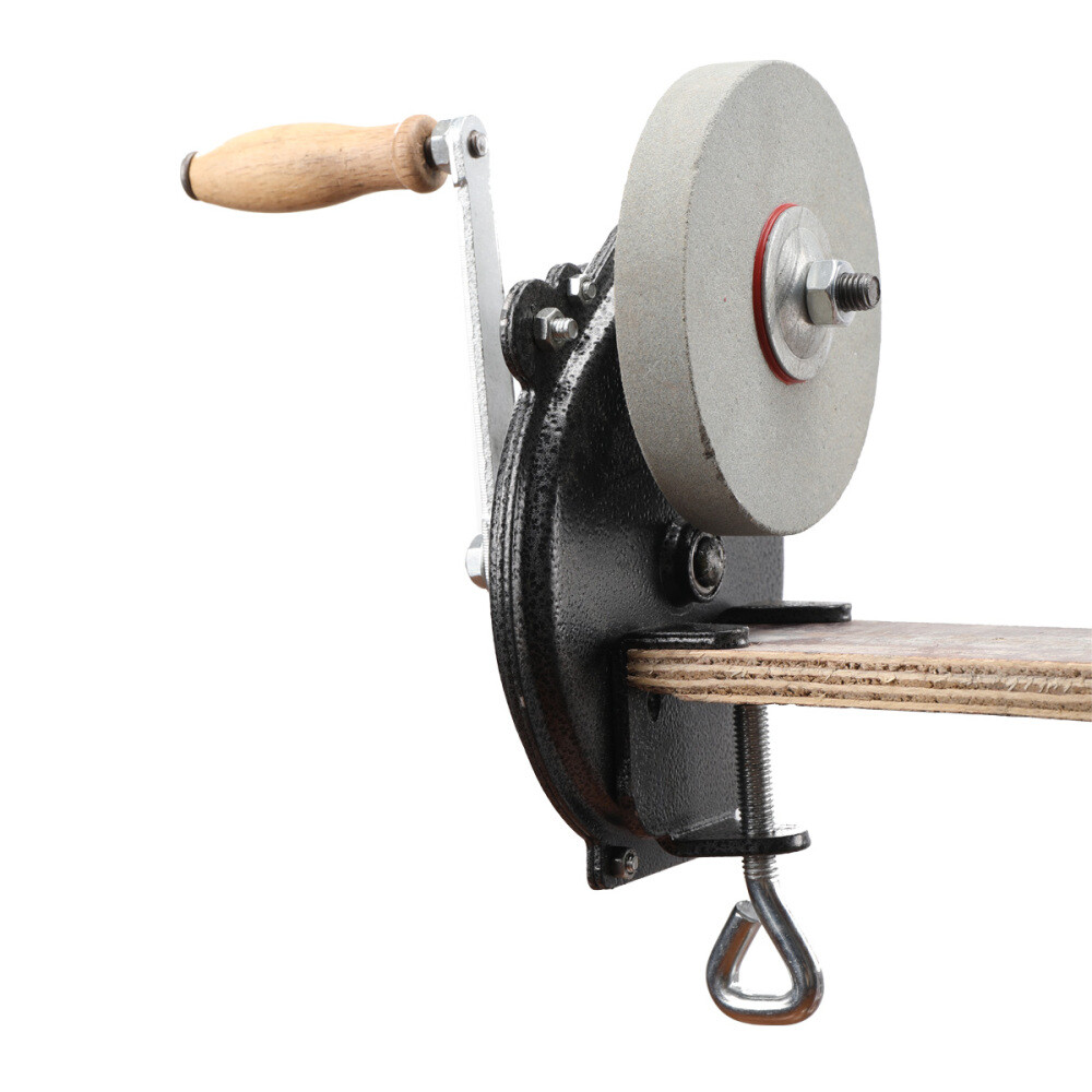 Hand-cranking Grinding Machine Kitchen Small Knife Sharpener Tool 6 Inches