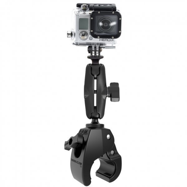 RAM Mount Medium Tough-Claw Mount with Custom GoPro Hero Adapter