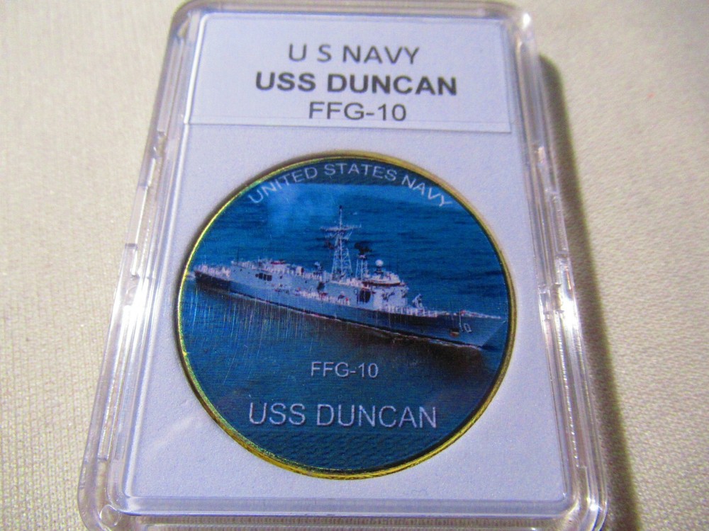 US NAVY - USS DUNCAN (FFG-10) Challenge Coin