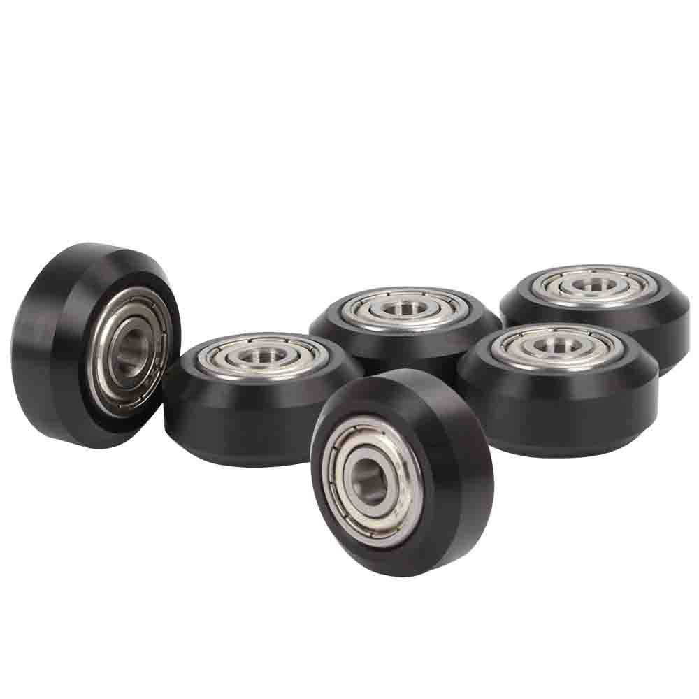 3D Printer POM Wheel Plastic Pulley Linear Bearing for Ender 3/Ender 3 Pro/Ender