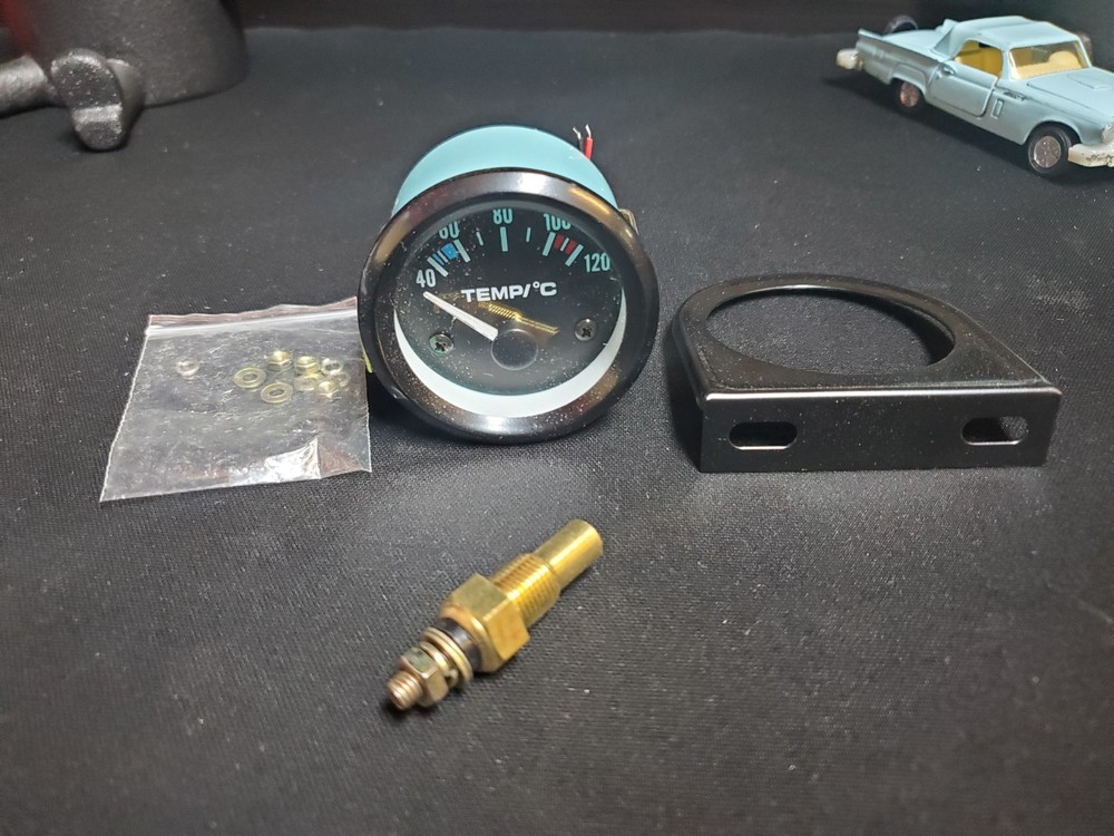 ESUPPORT Universal Car 2" 52mm Pointer Water Temp Water Temp Gauge Celsius