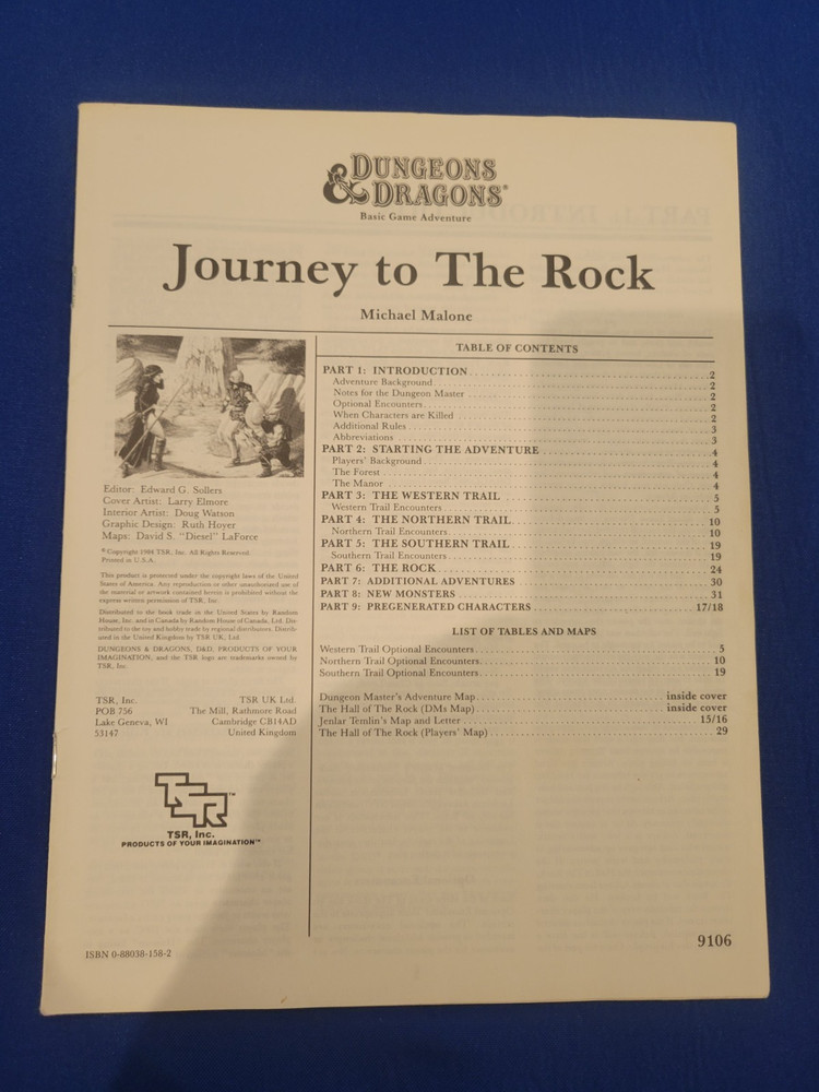 Journey to the Rock - Dungeons and Dragons (Module Only)