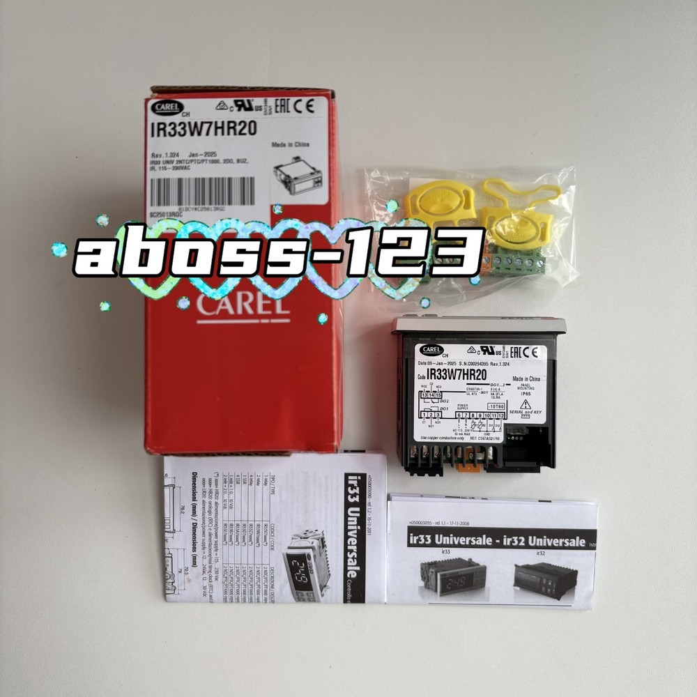 CAREL IR33W7HR20 Temperature controller#1pcs New In Box