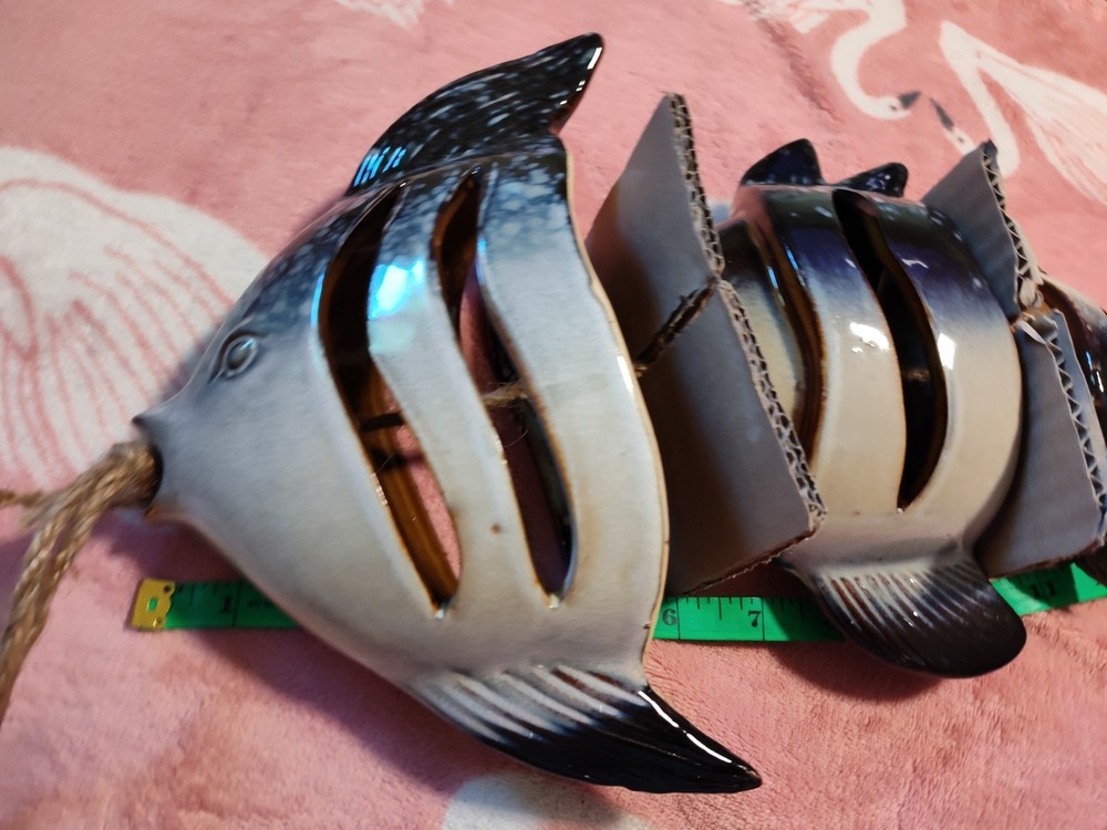 WIND & WEATHER CERAMIC FISH BELL WC7339