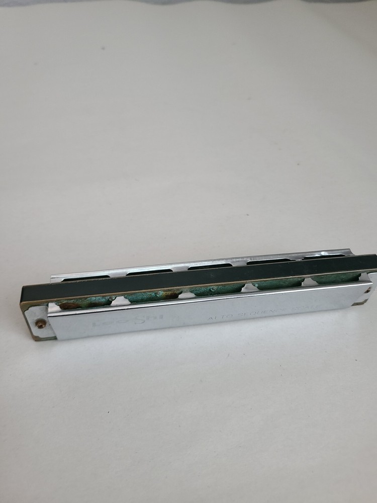 Rare LEO SHI ALTO SEQUENCE SCALE 22 Holes Harmonica, works