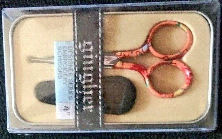 Gingher Designer Scissors ~ BIANCA ~ 8" - 5" OR 4" NIB!!!!!