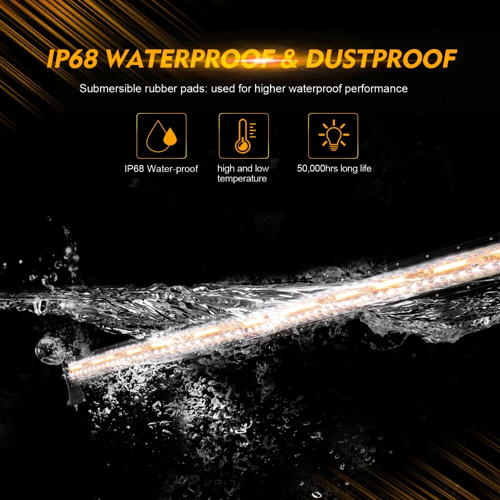 AUXBEAM 42'' Curved LED Light Bar for Dodge RAM 1500 2009-2018 Hidden Bumper 40"