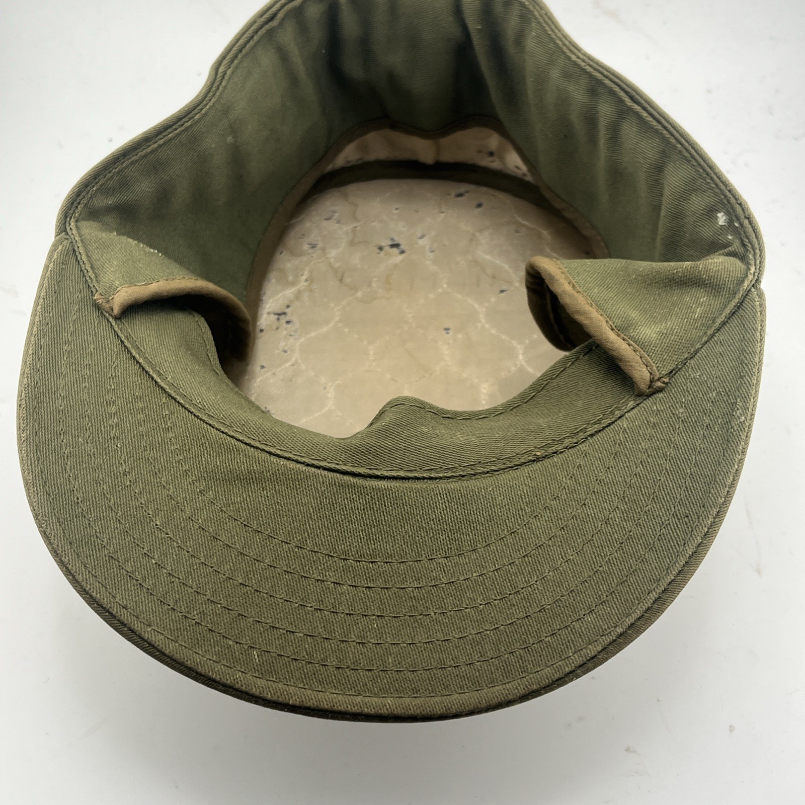 KOREAN WAR ERA 1950s US ARMY RIDGEWAY CAP - Rare Variant - Winter Version USAF