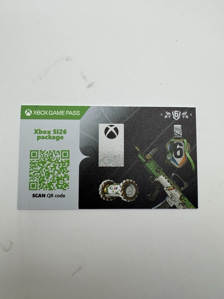 Rainbow Six Siege SI 26 (Six Invitational)Xbox Package Code EXCLUSIVE EVENT ONLY