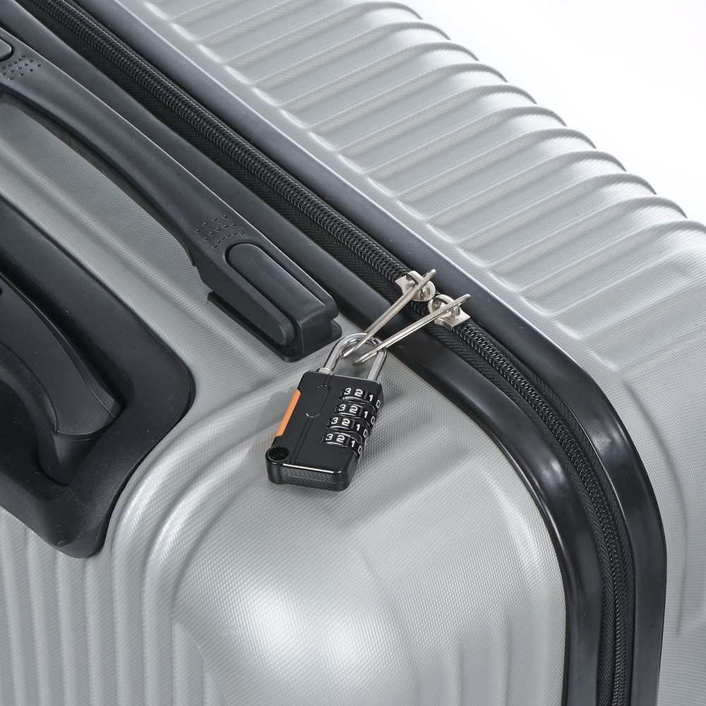 1Pcs 6.5Ft 4Digit Security Cable Padlock DIY Combination Lock