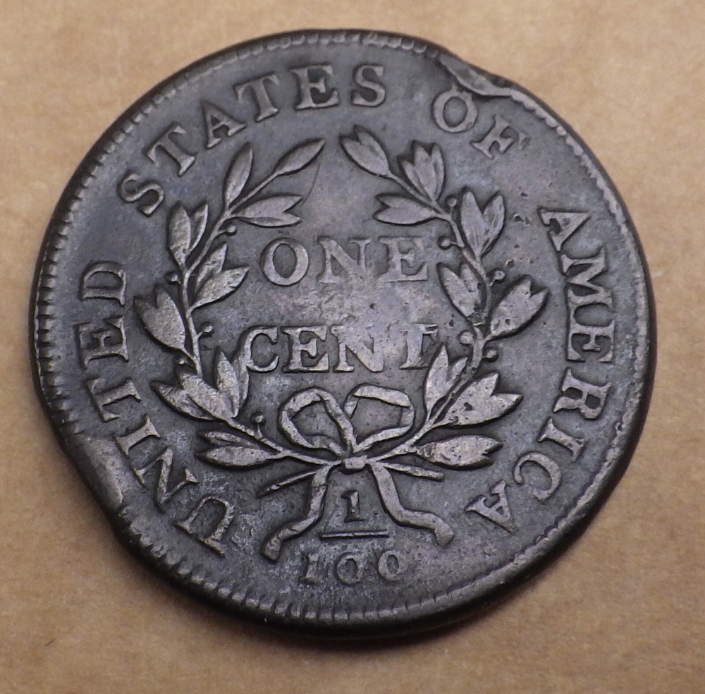1802 draped Bust Large Cent, High Detail, Damaged