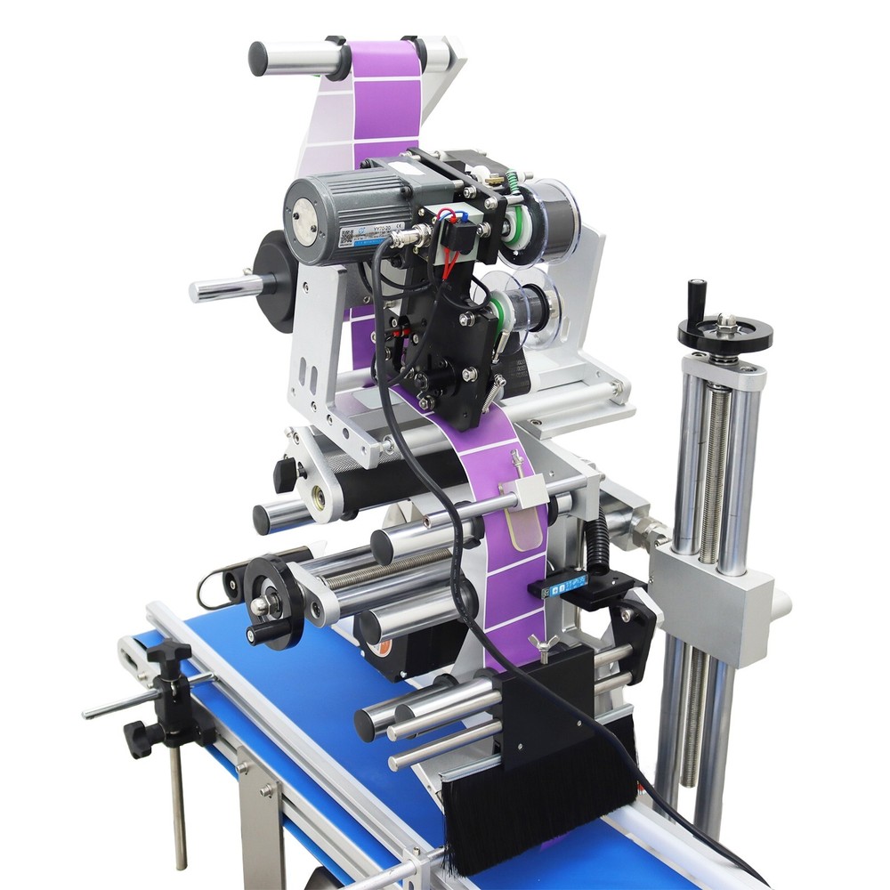 Auto Conveyor Table Flat Box Labeling Machine Label Applier Machine 25-50pcs/min