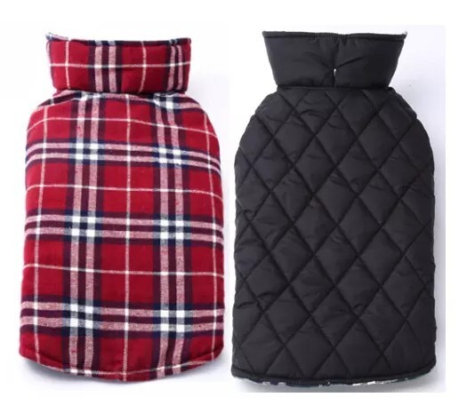 Large-Dog Waterproof/ Windproof Reversible Jacket.  