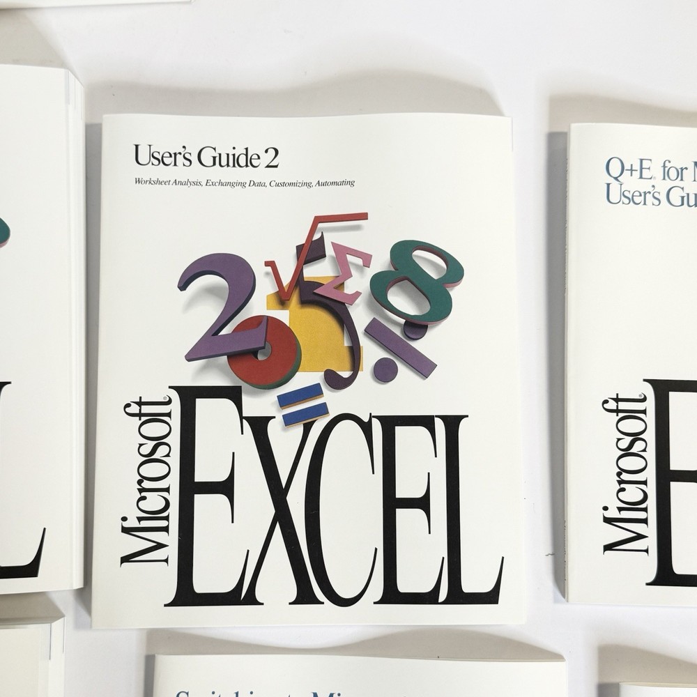 Microsoft Excel for Windows 4.0 Upgrade Version 3.0 Vintage Software READ ALL