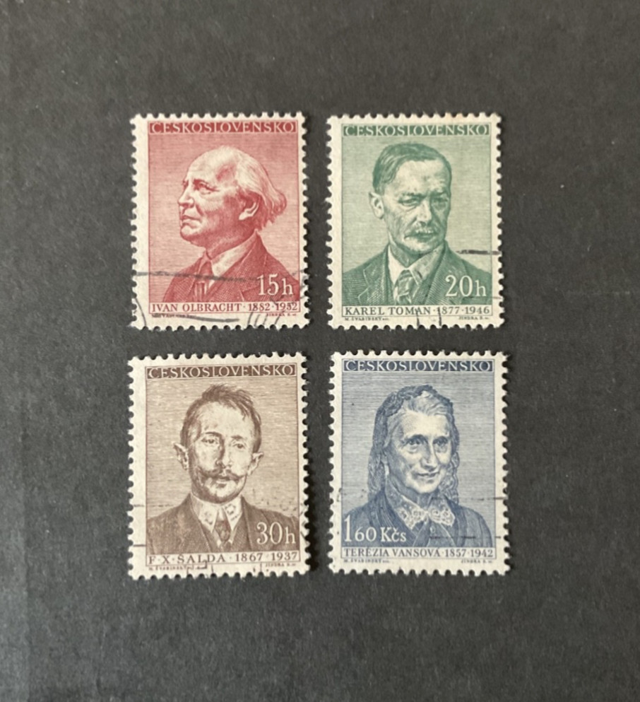 Stamps Czechoslovakia Scott #781-4 used