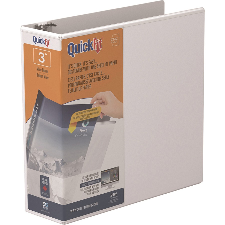 QuickFit Round Ring Unique Design Binder (88050)