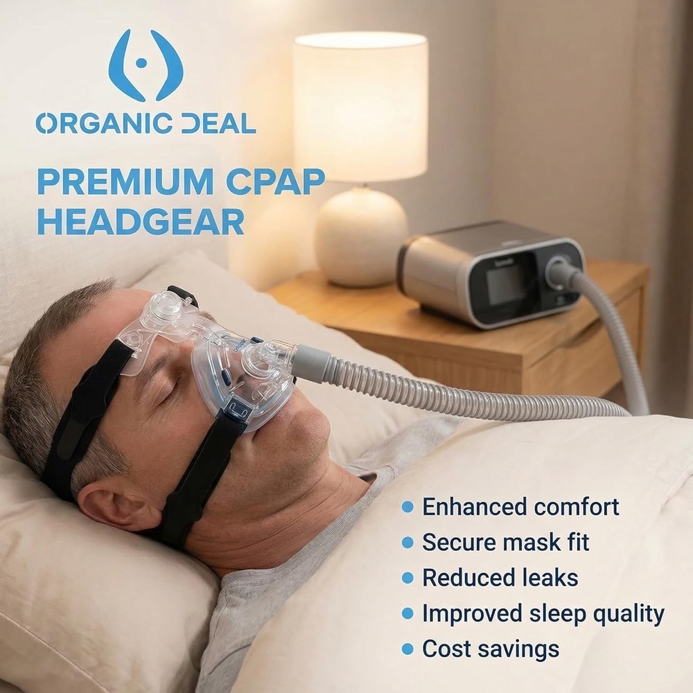 Universal CPAP Headgear Strap 2 Pack – Replacement for Philips Respironics Hea
