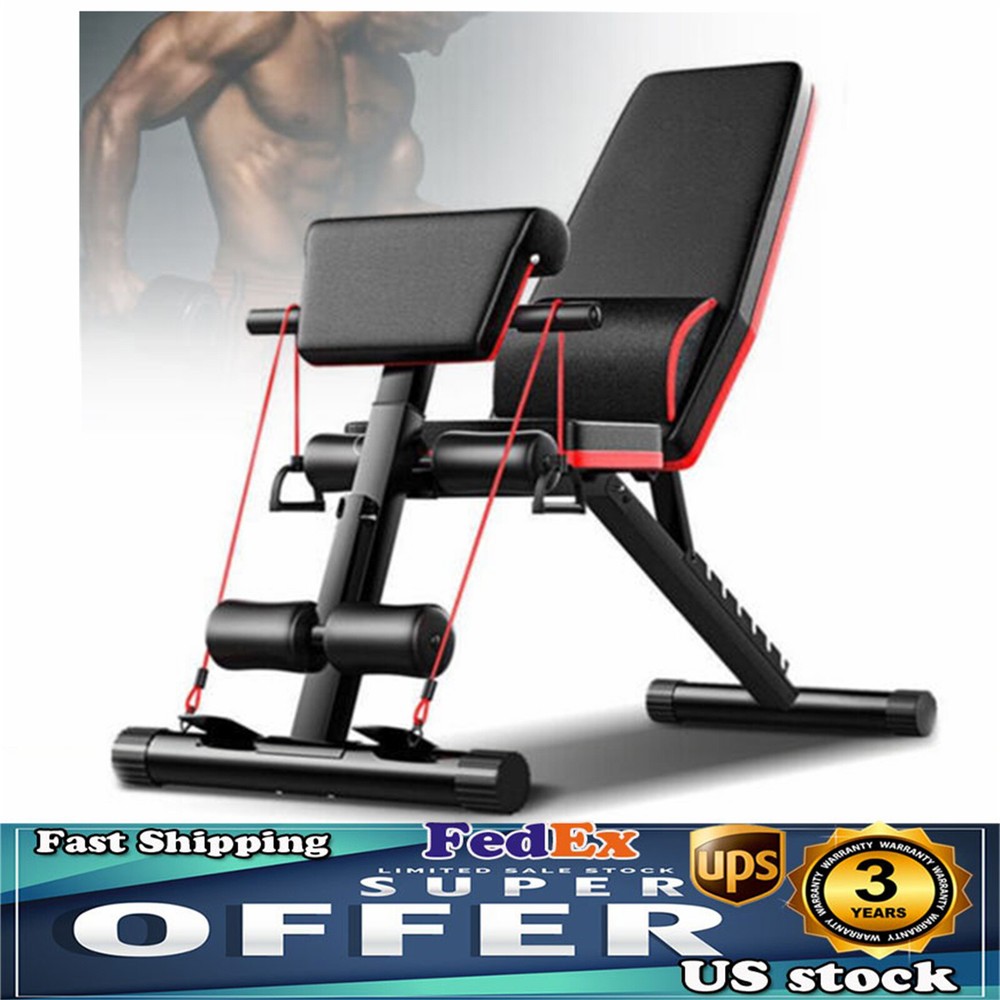 Adjustable Multifunctional Weight Bench for Full Body Workout