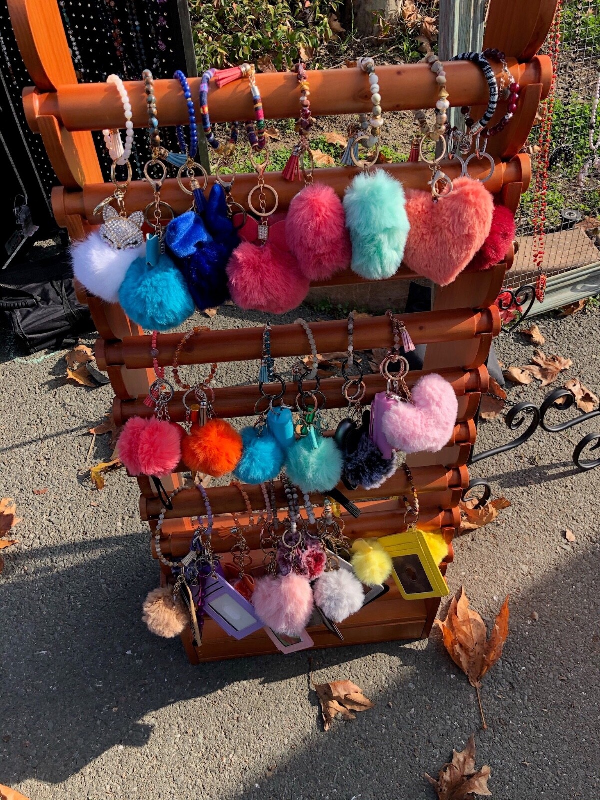 Giant 10 Tier Light Wood Bracelet & Bangles Display Stand Holder +Free Shipping