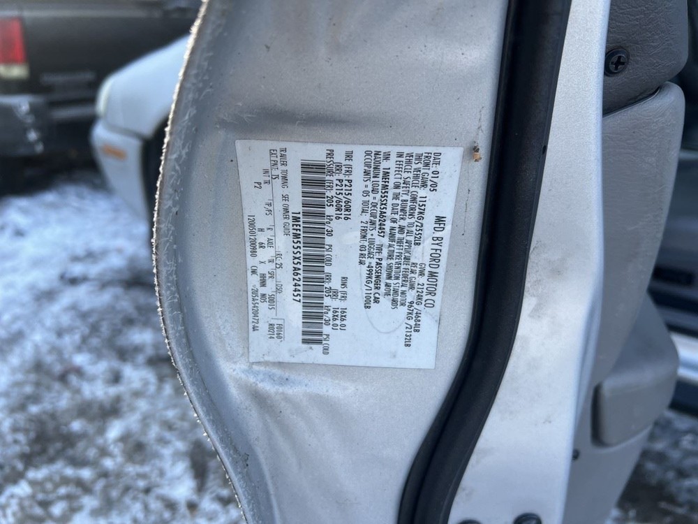 SABLE 2005 Glove Box OEM