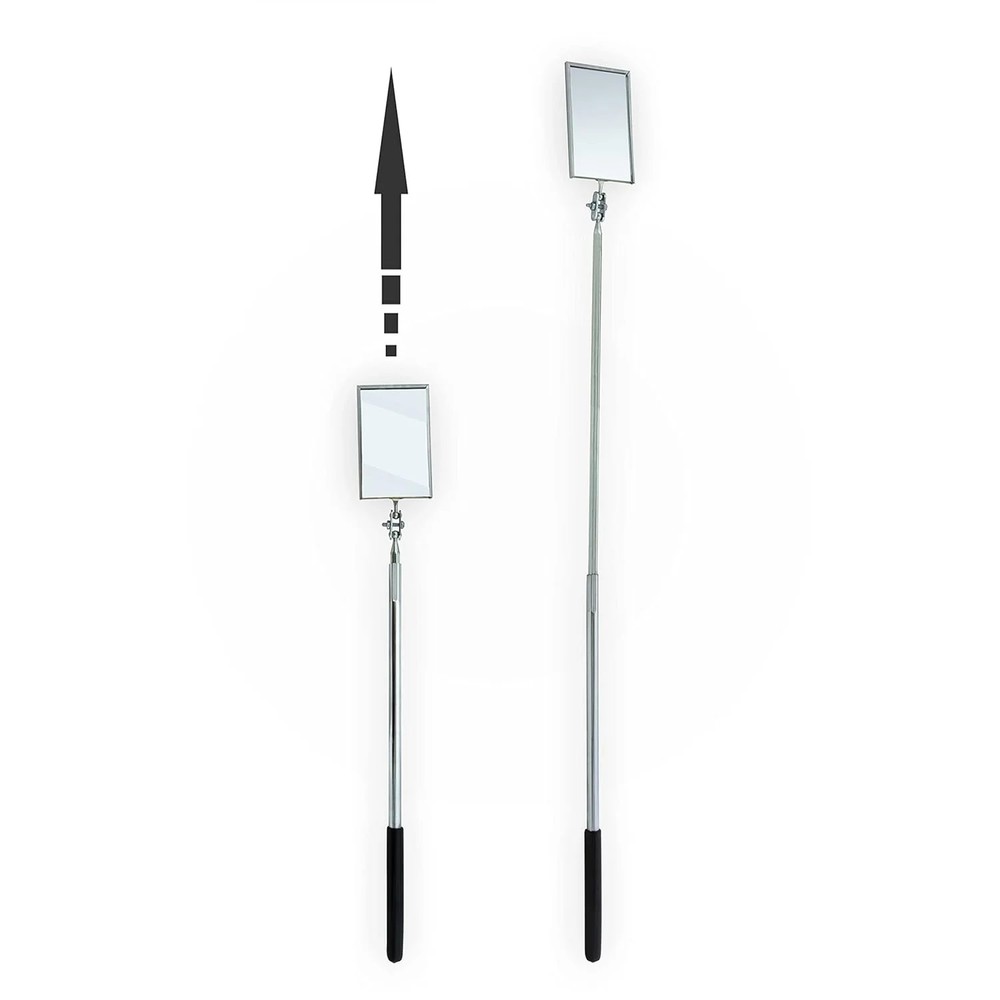 ULLMAN K-2L Rectangular Telescoping Inspection Mirror 17-27.5