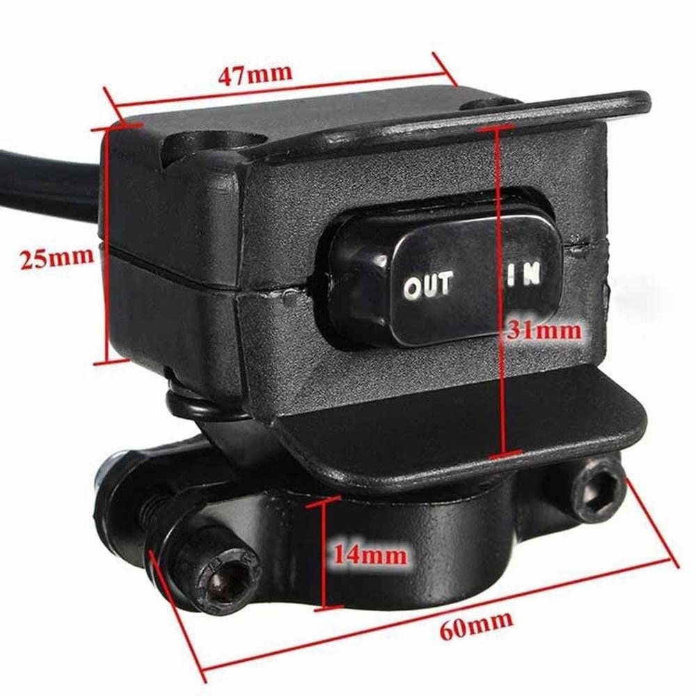 Heavy Duty Handlebar Control Line Winch Rocker Switch Control Warn for ATV/UTV