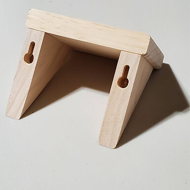 4.75 Inch Unfinished Pine Shelf