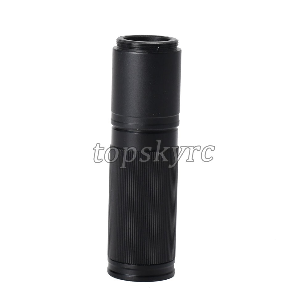 120X C Mount Zoom Lens C Mount Microscope Camera with Ring Adapter f/Microscope