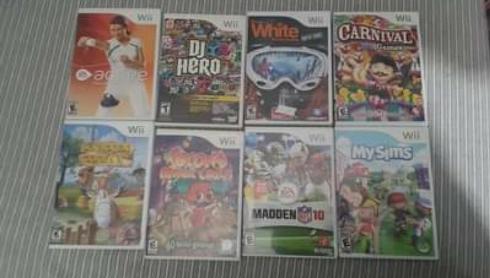 Wii games bundle 8 games