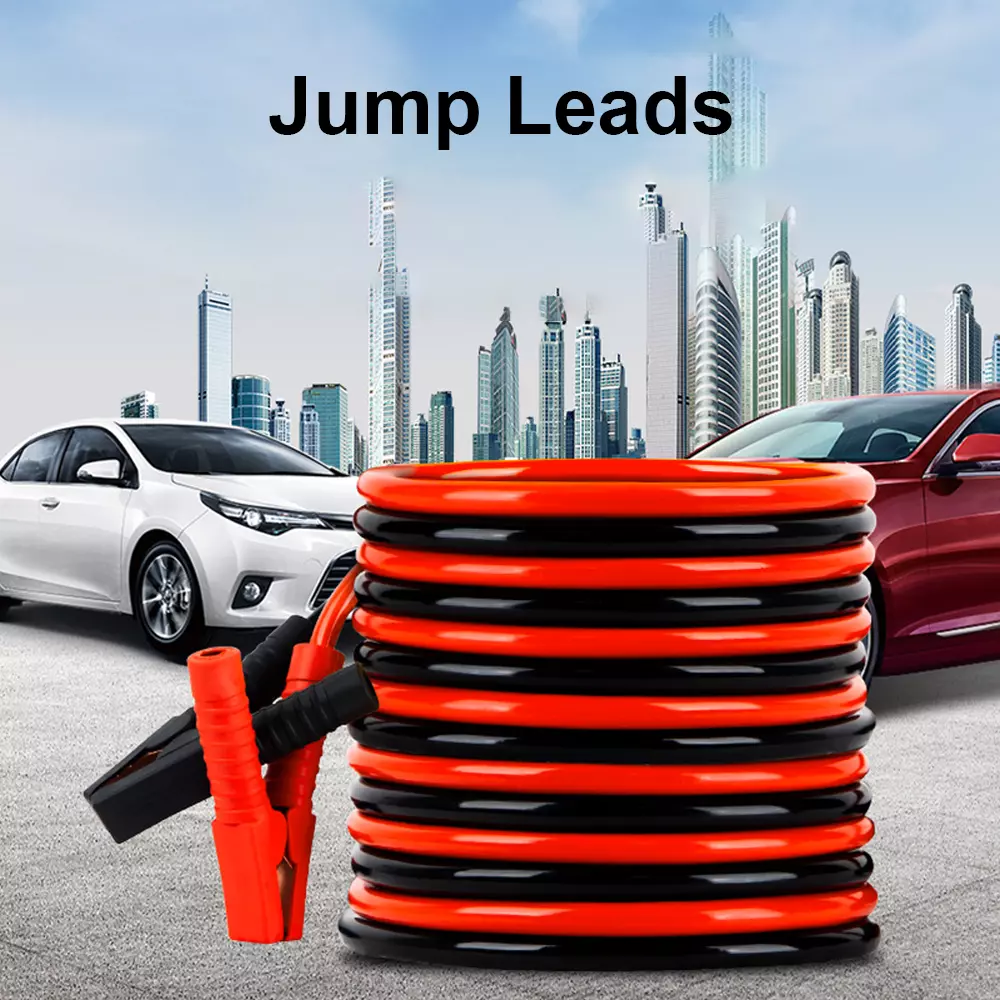 Heavy Duty Jumper Booster Cables Commercial Grade Battery 2 Gauge 13ft 800 AMP