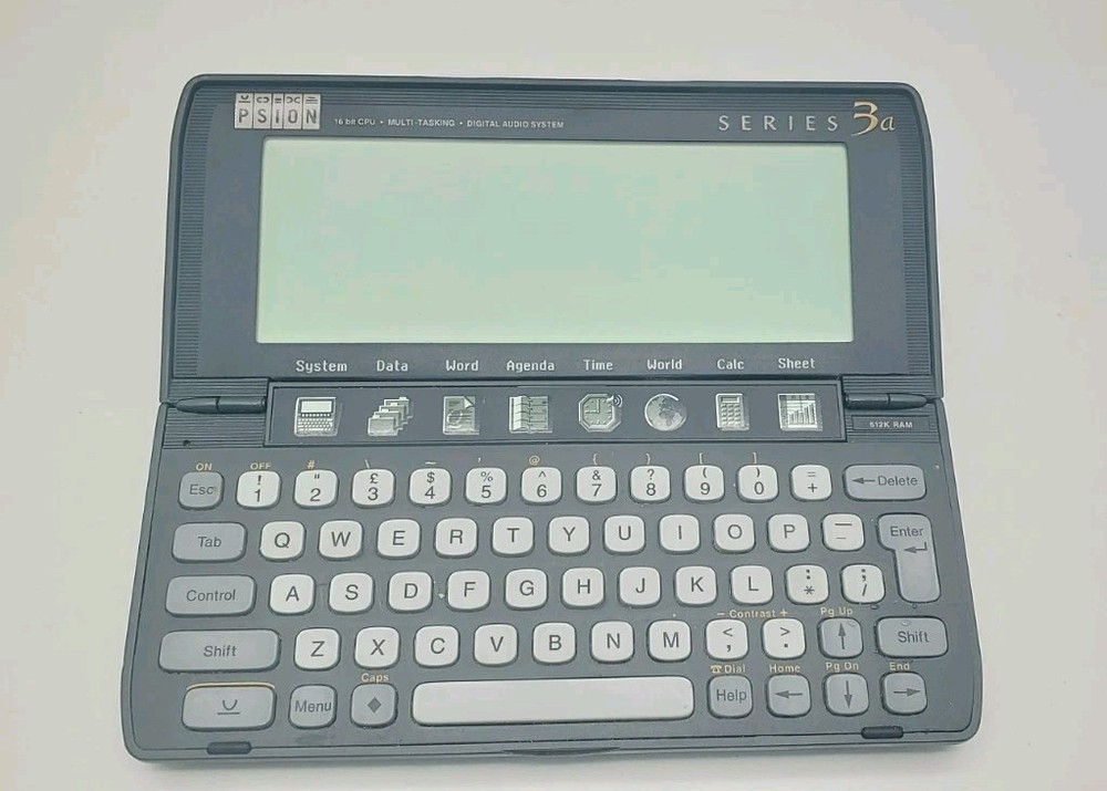 Vintage Psion Series 3a Handheld Computer PC Tested Works