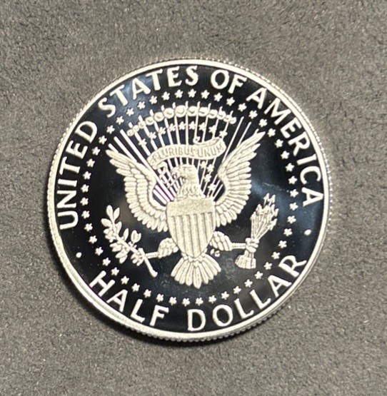 2022 S Kennedy SILVER PROOF Half Dollar Gem DCam 99.9% .999 Coin