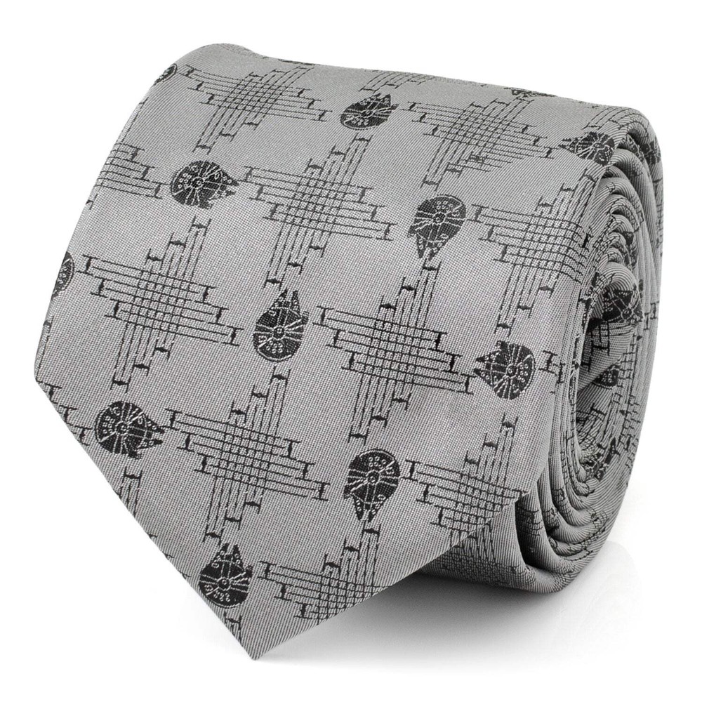 Star Wars Millennium Falcon Gray Tie