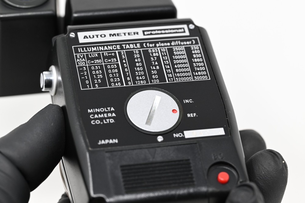 Minolta Autometer Professional Exposure Meter w/ REF. Attachment (#B54)